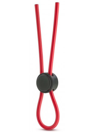 Красное силиконовое лассо на пенис Silicone Loop Cock Ring
