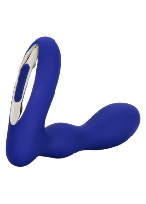 Синий анальный вибратор Eclipse Pleasure Probe - 13,25 см.