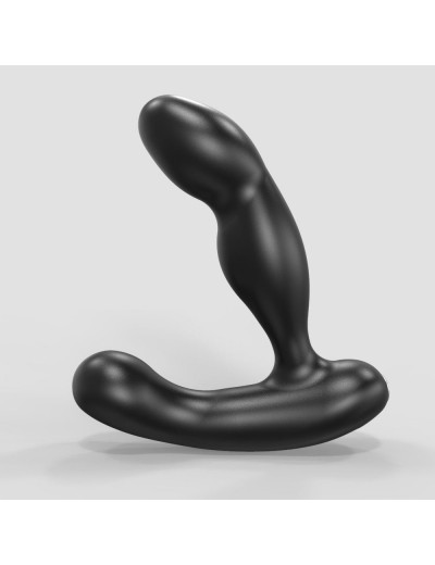 Черный вибромассажер простаты и промежности Prostate Pro с пультом ДУ