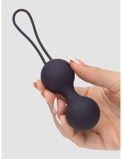 Черные, меняющие цвет вагинальные шарики Inner Goddess Colour-Changing Jiggle Balls 90g
