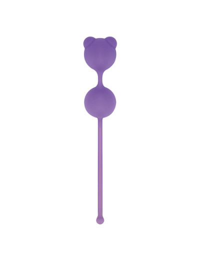 Фиолетовые вагинальные шарики PUSSYNUT DOUBLE SILICONE