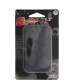 Чёрный массажер для анальной стимуляции T-SHAPE SILICONE BUTT PLUG BLACK - 8,9 см.