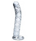 Прозрачный стеклянный стимулятор Icicles № 60 - 15 см.