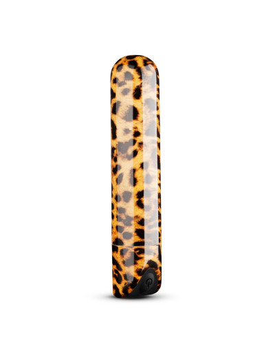 Леопардовая вибропуля Nayo Bullet Vibrator - 9 см.