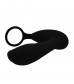 Черный вибростимулятор простаты Backyard Teaser с пультом ДУ - 13 см.