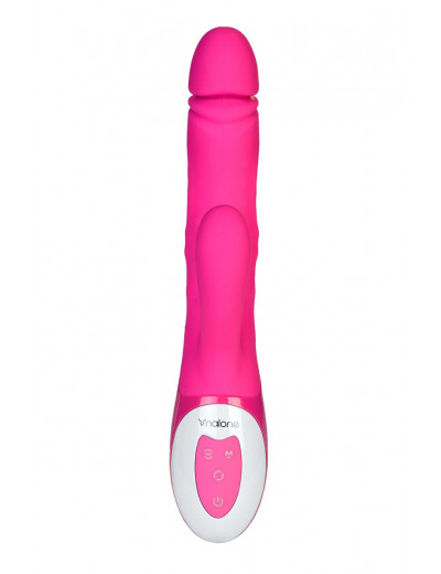Розовый вибратор Nalone Wave - 26 см.