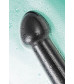 Черный нереалистичный фаллоимитатор Jelly Dildo L - 20 см.
