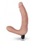 Телесный безремневой вибрострапон Rechargeable IJOY Real Strapless Strap on - 21 см.