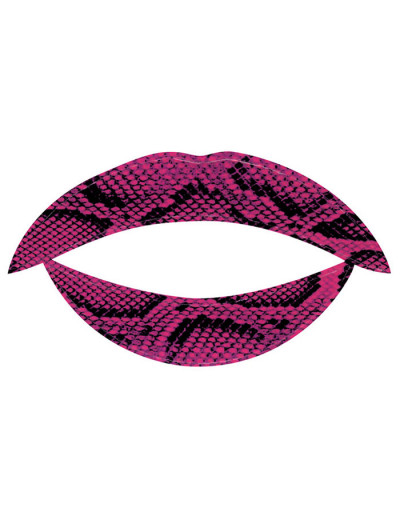 Lip Tattoo Фиолетовая змея
