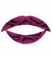 Lip Tattoo Фиолетовая змея