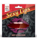 Lip Tattoo Фиолетовая змея