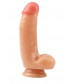 Реалистичный фаллоимитатор на присоске Fluttering Dildo - 17 см.
