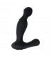 Черный вибростимулятор простаты Adam s Rotating P-spot Massager - 14,2 см.
