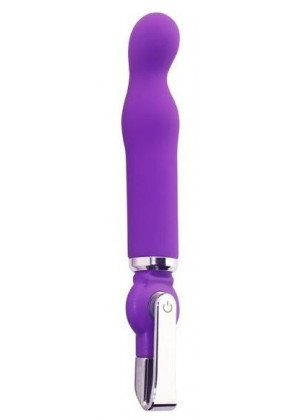 Фиолетовый вибратор ALICE 20-Function G-Spot Vibe - 18 см.