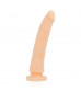Телесный фаллоимитатор из силикона Delta Сlub Toys Dong Flesh Silicone - 20 см.