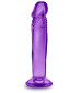 Фиолетовый анальный фаллоимитатор Sweet N Small 6 Inch Dildo With Suction Cup - 16,5 см.