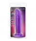 Фиолетовый анальный фаллоимитатор Sweet N Small 6 Inch Dildo With Suction Cup - 16,5 см.