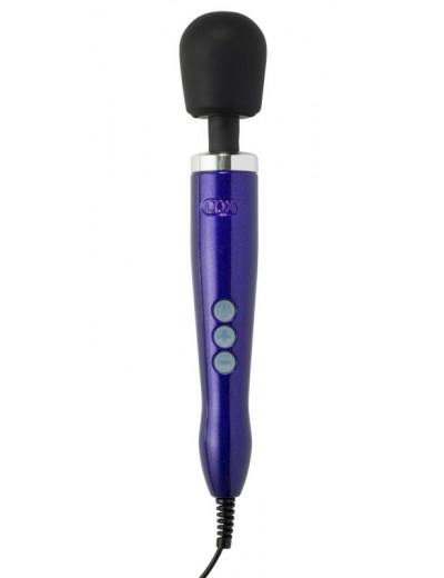 Фиолетовый вибратор Doxy Die Cast Wand Massager - 34 см.