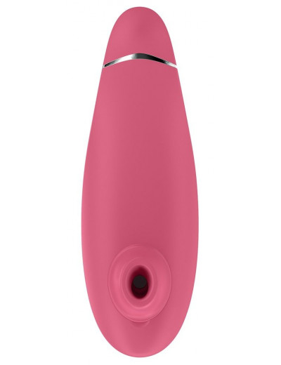 Розовый бесконтактный клиторальный стимулятор Womanizer Premium