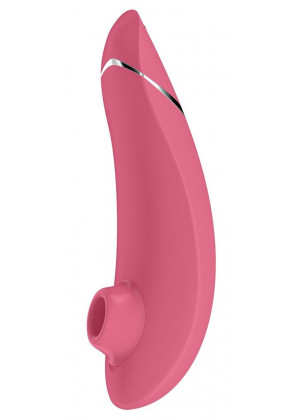 Розовый бесконтактный клиторальный стимулятор Womanizer Premium