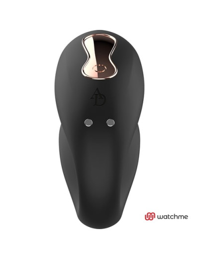 Черный вибратор для пар с пультом-часами Anne s Desire Dual Pleasure Vibe