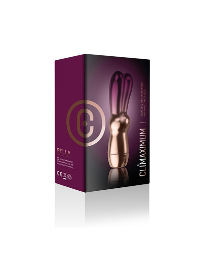 Фиолетовый клиторальный зайчик Climaximum Bella - 10 см.