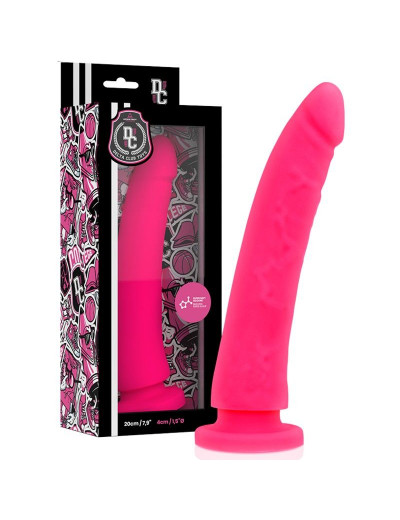 Розовый фаллоимитатор из силикона Delta Сlub Toys Dong Pink Silicone - 20 см.