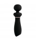 Черный вибратор So Divine Relax Portable Massage Wand - 24 см.