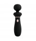 Черный вибратор So Divine Relax Portable Massage Wand - 24 см.