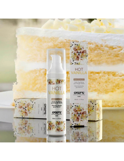 Разогревающее массажное масло с ароматом ванили Gourmet Hot Vanilla - 50 мл.