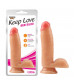 Телесный фаллоимитатор Bedi Dildo - 17 см.
