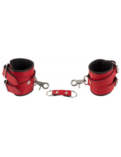 Красный комплект БДСМ-аксессуаров Harness Set