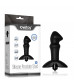 Черный вибромассажер простаты Prostate Stud - 11,4 см.