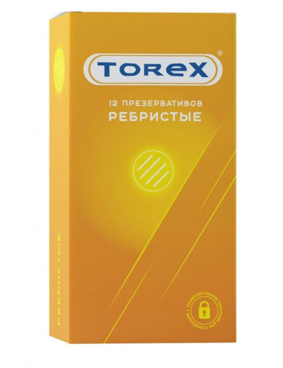 Текстурированные презервативы Torex  Ребристые  - 12 шт.
