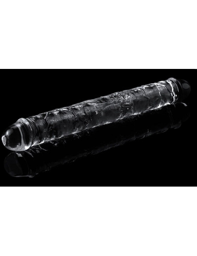 Прозрачный двусторонний фаллоимитатор Flawless Clear Double Dildo - 30 см.