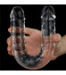 Прозрачный двусторонний фаллоимитатор Flawless Clear Double Dildo - 30 см.