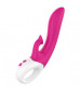Розовый вибратор-кролик с вакуумной стимуляцией Air Pleasure - 22,5 см.