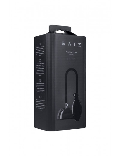 Помпа для клитора и вагины SAIZ Basic с грушей