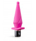 Розовый анальный вибратор LilPlug Vibrator - 13,5 см.