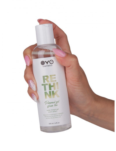 Увлажняющий гель на водной основе с согревающим эффектом OYO Personal Gel Green Tea - 200 мл.
