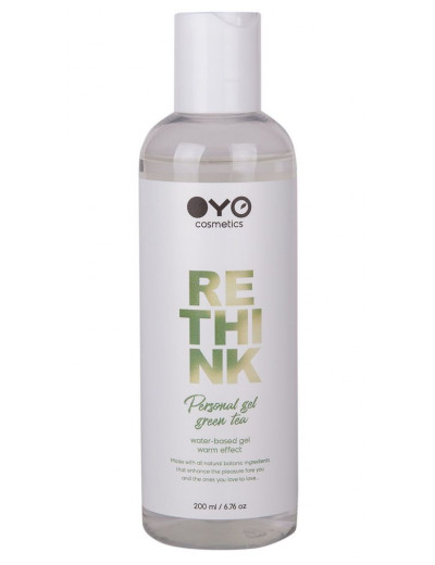 Увлажняющий гель на водной основе с согревающим эффектом OYO Personal Gel Green Tea - 200 мл.