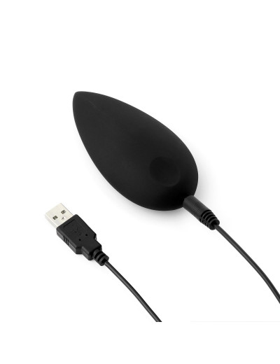 Черный вибромассажер Feel Good Pebble Vibrator