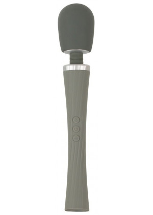 Серый жезловый вибратор Super Strong Wand Vibrator