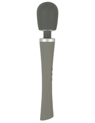Серый жезловый вибратор Super Strong Wand Vibrator