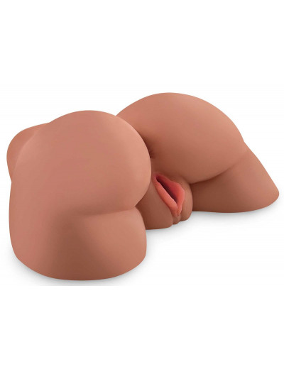 Кофейный мастурбатор-полуторс Perfect Ass Masturbator