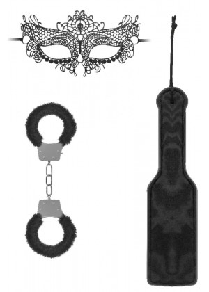 Черный игровой набор Introductory Bondage Kit №4