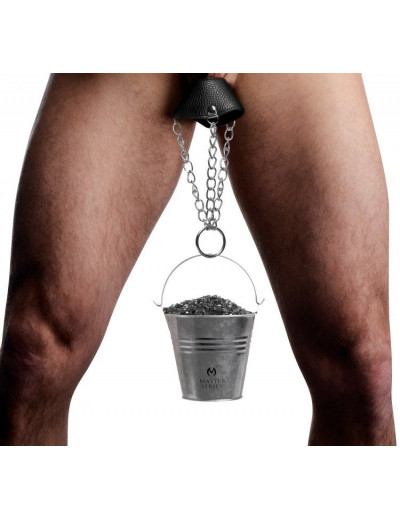 Утяжка на мошонку с ведром для груза Hells Bucket Ball Stretcher