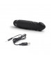 Черный вибратор-реалистик 6.5  Girthy Realistic Vibrator - 19 см.