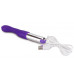 Фиолетовый перезаряжаемый вибратор Rechargeable IJOY Versatile Tickler - 14,5 см.