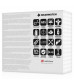 Розовое виброяйцо с черным пультом-часами Wearwatch Egg Wireless Watchme